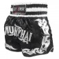 Boxsense Kvinna Muay Thai Shorts  : BXS-076-svart-W